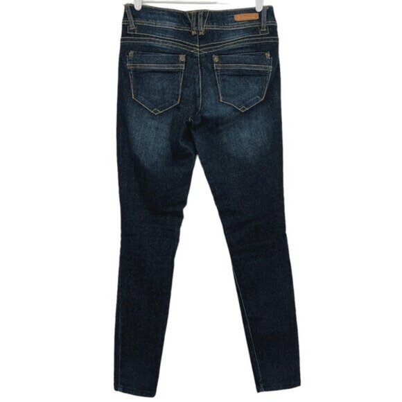 Democracy Women's Justice Blue Jeggings Jeans Size 6 Mid Rise Stretch Skinny - Picture 2 of 10